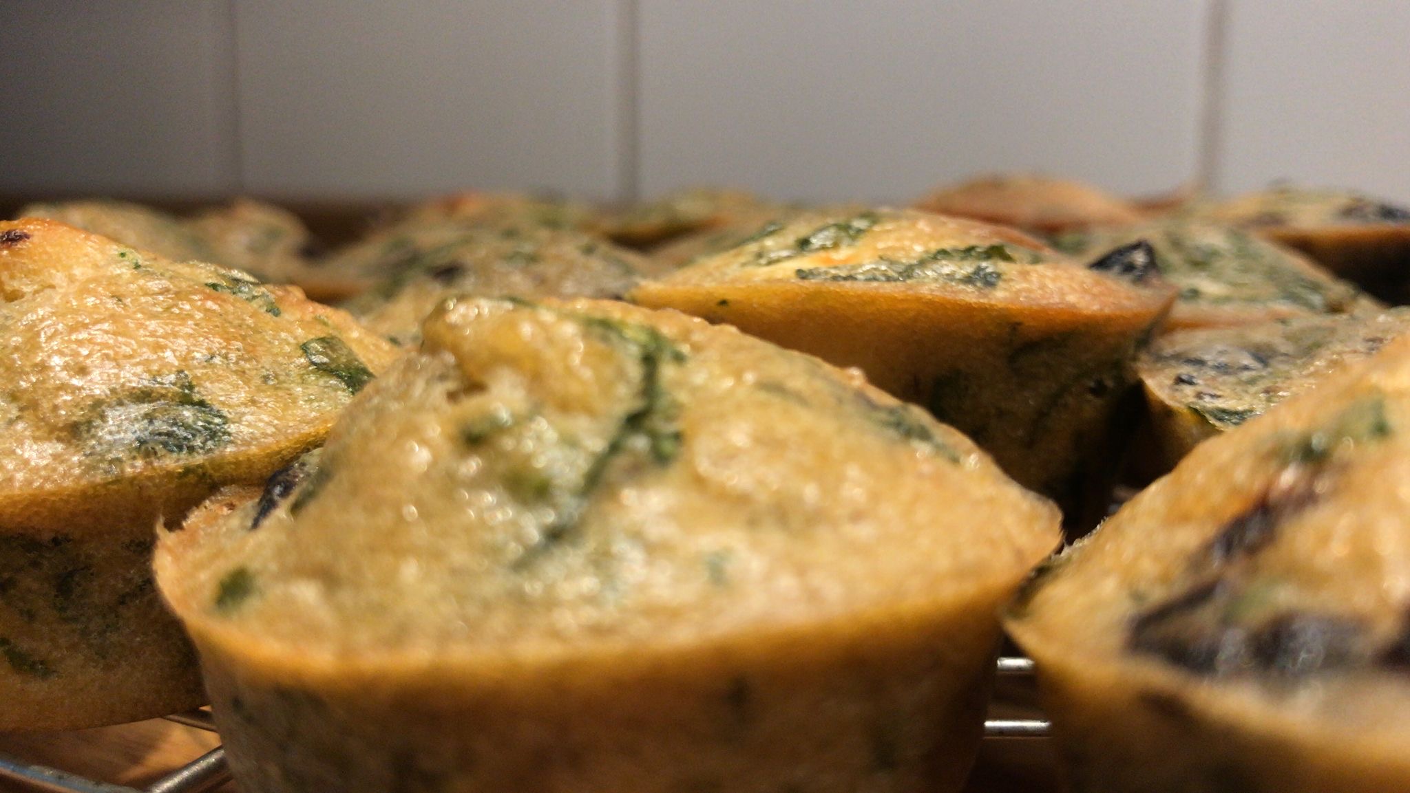 Mini cakes feta, olives et menthe