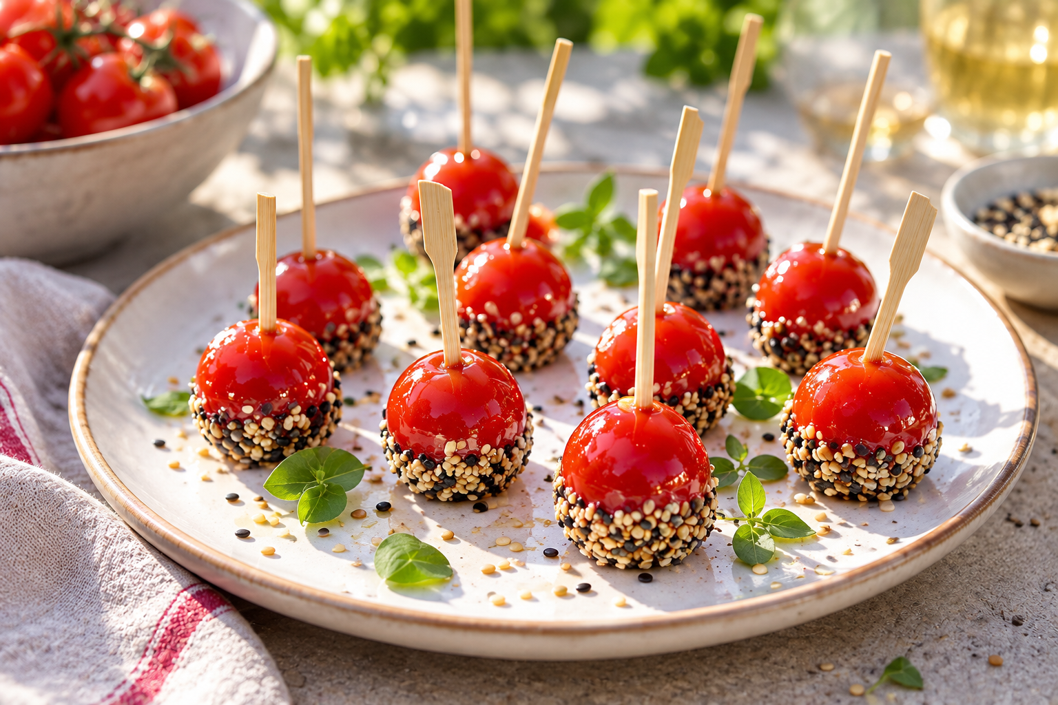 Sucettes de tomates