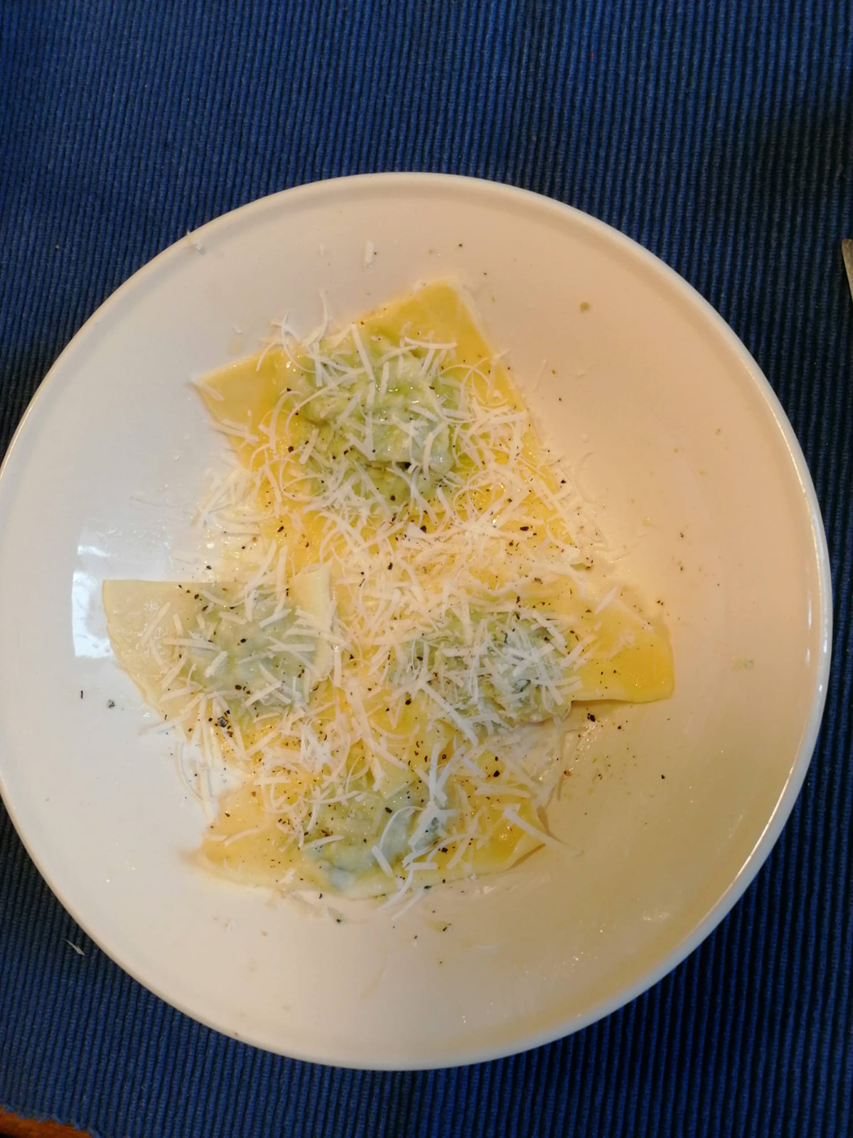 Farce pour ravioles ricotta épinards