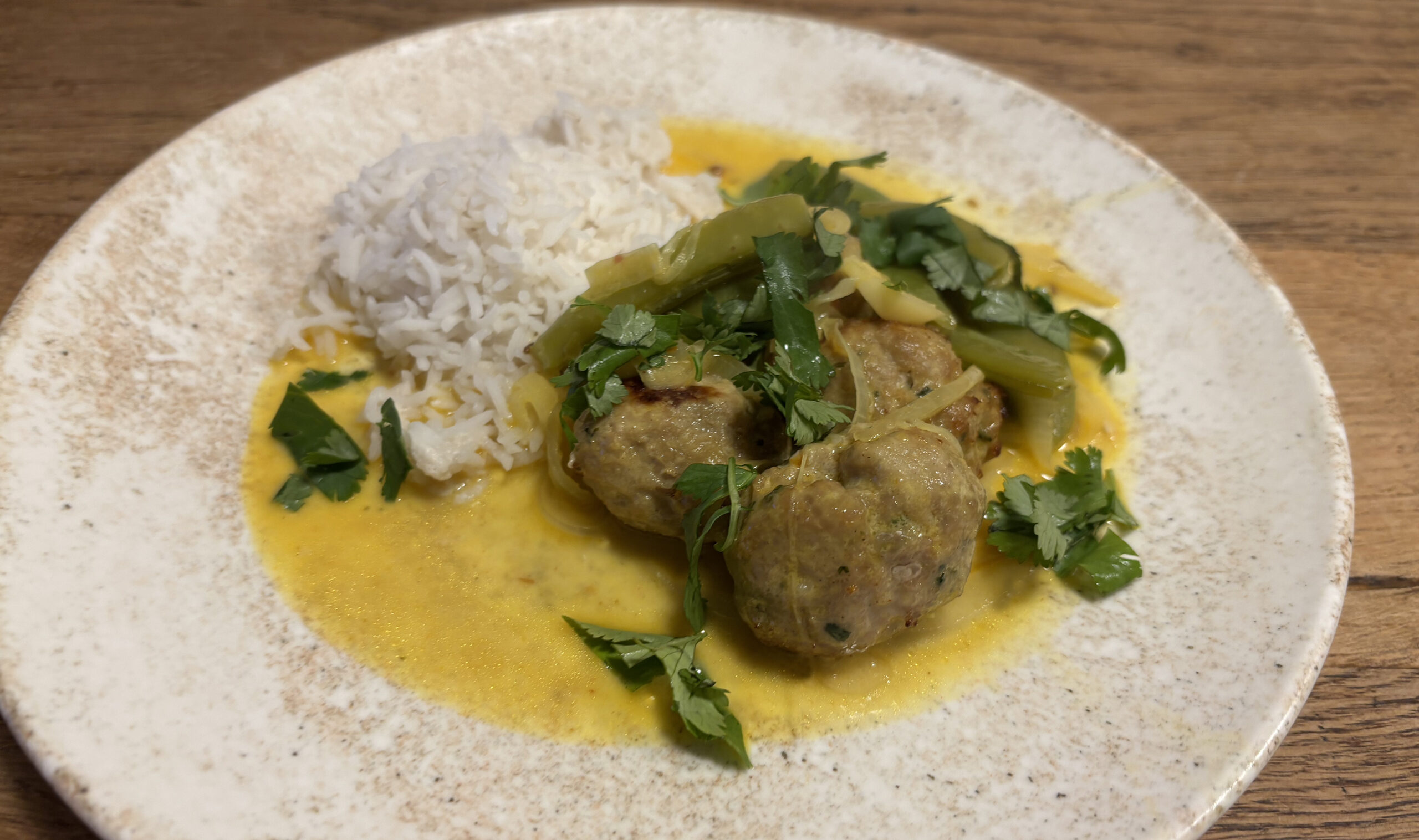 Boulettes de poulet au curry rouge (les fameuses boulettes de Mam’s)