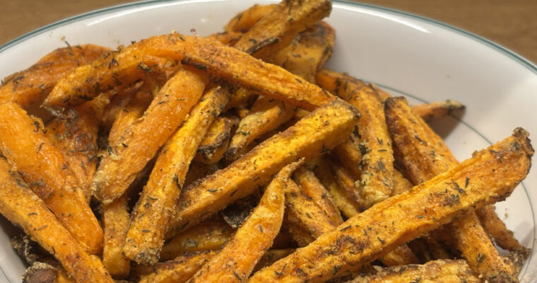 Frites de patate douce