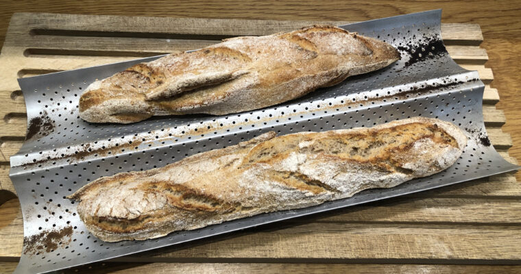 Baguette rustique sans pétrissage