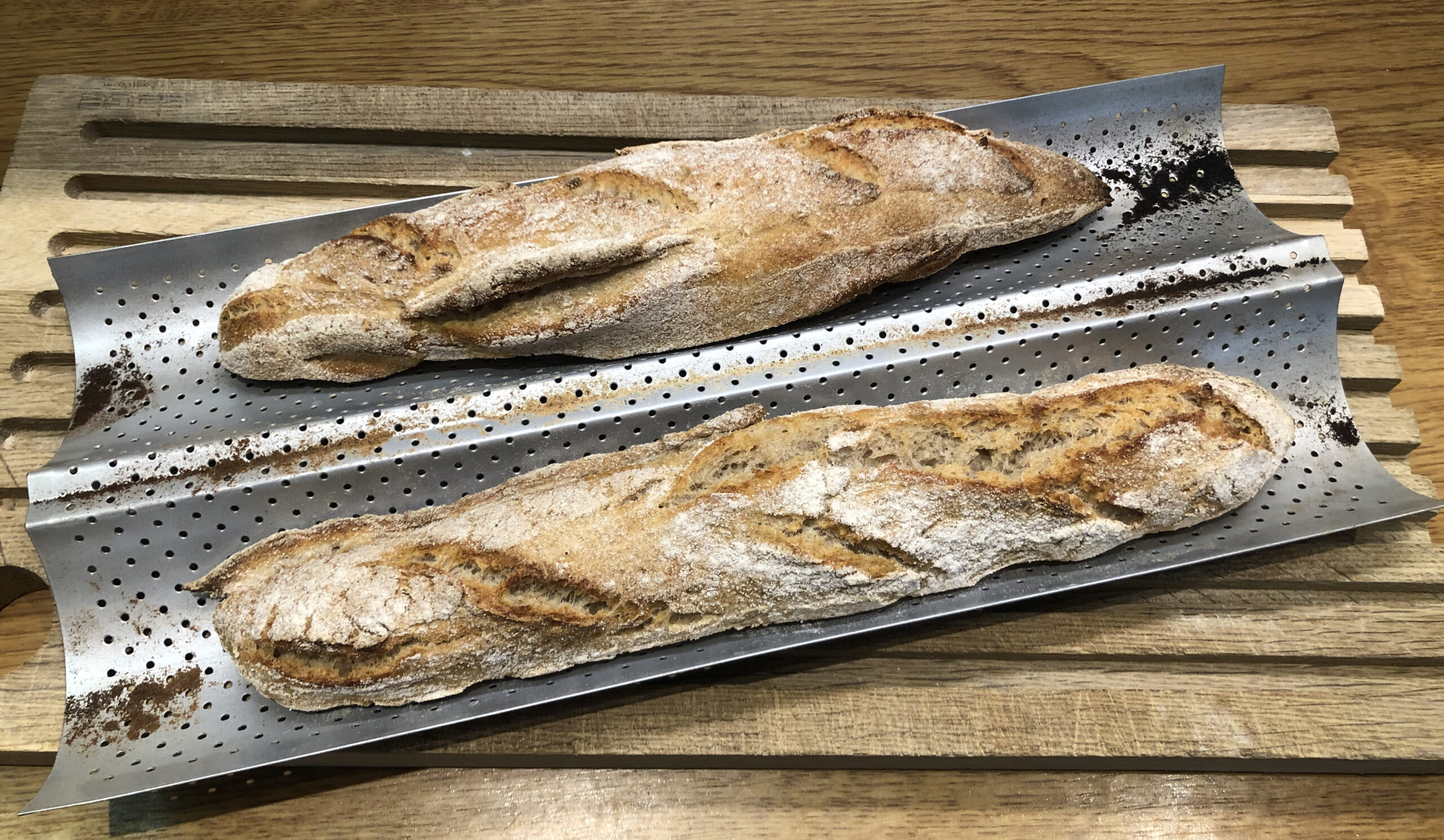 Baguette rustique sans pétrissage