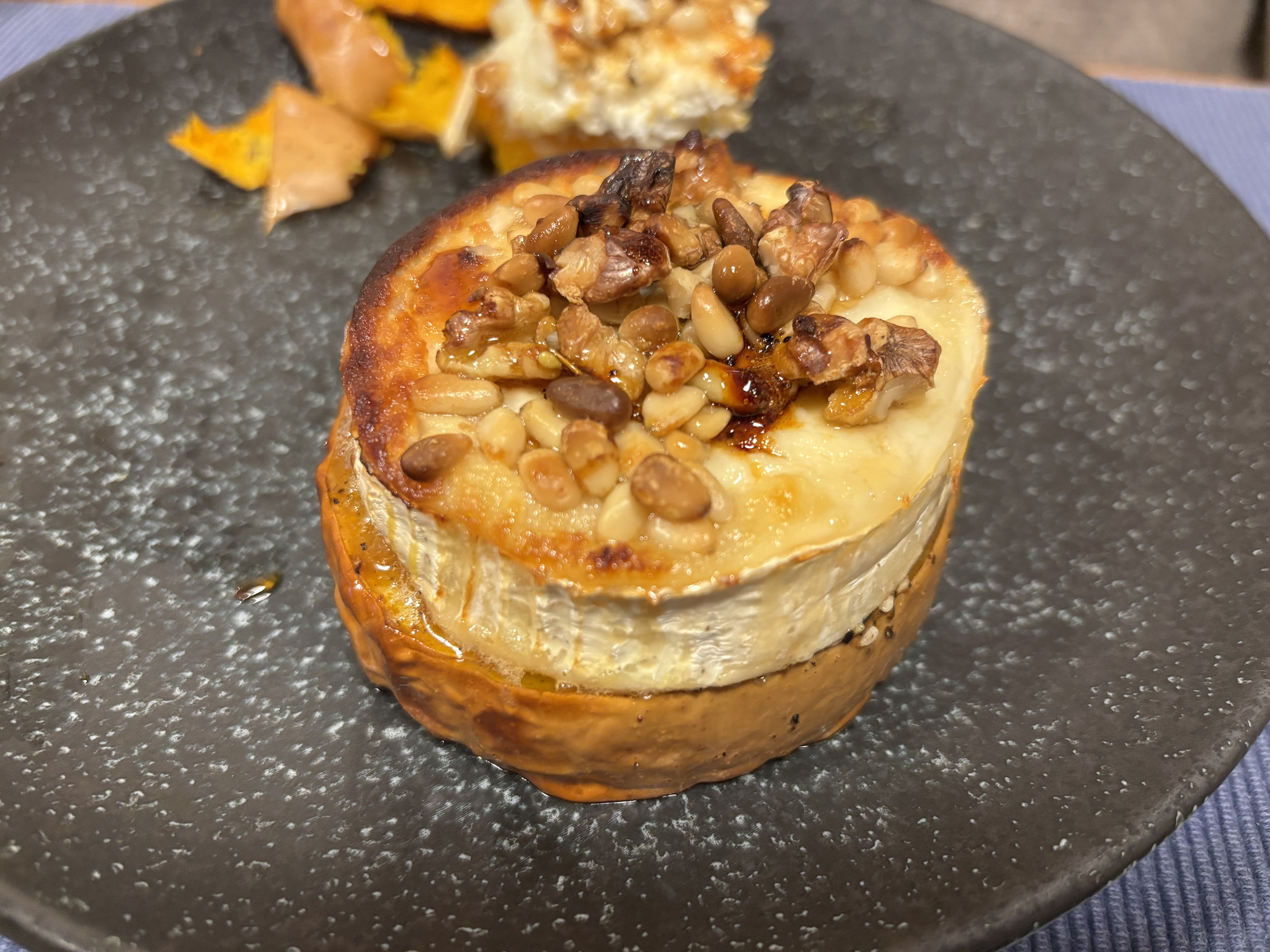 Rondelles de butternut au chèvre