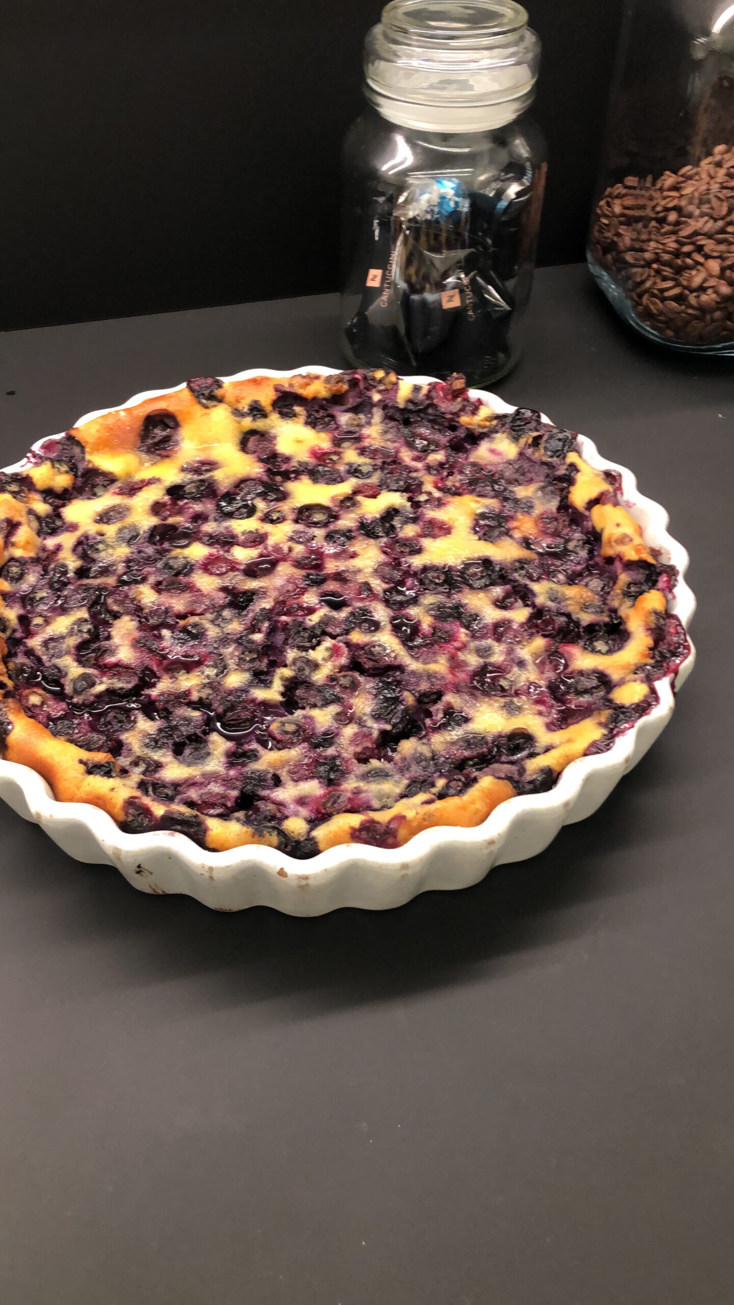 Clafoutis aux myrtilles