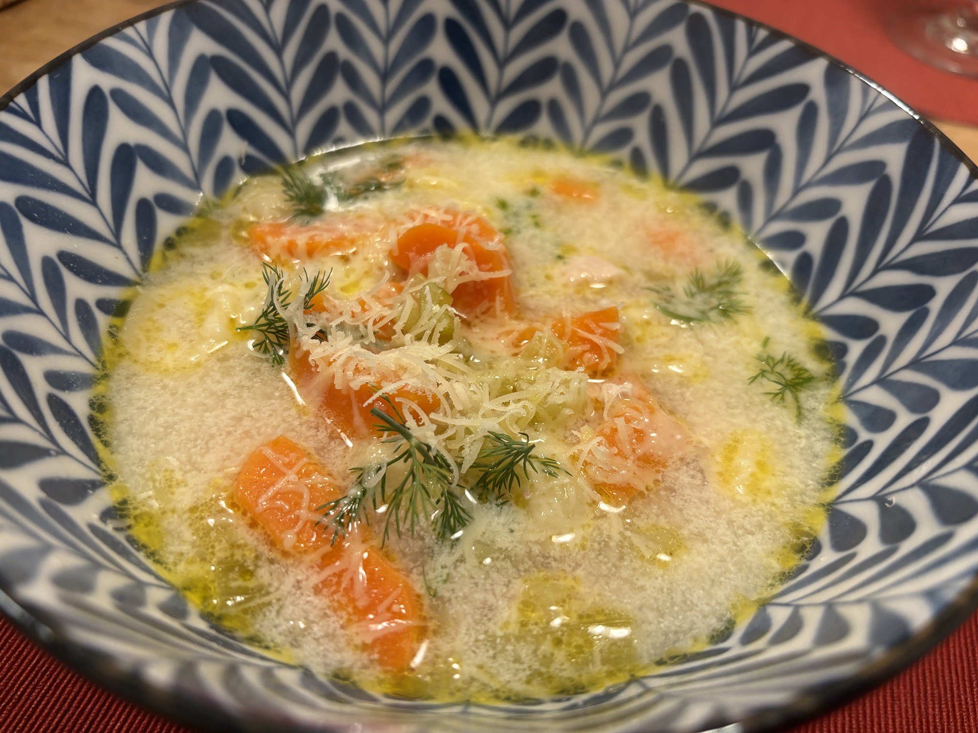 Soupe de poulet