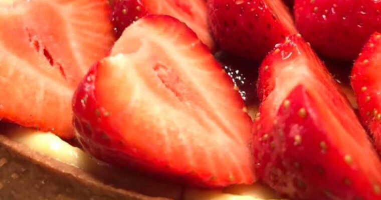 Croûte aux fraises