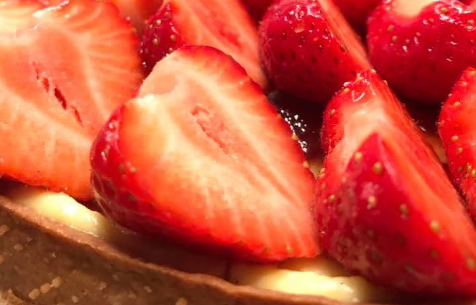 Croûte aux fraises