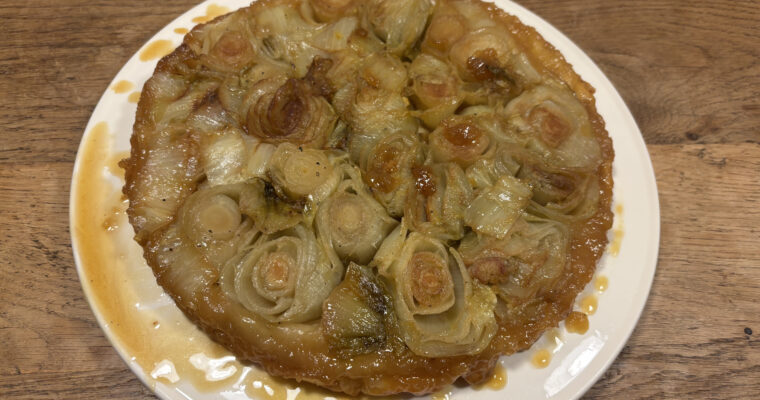 Tatin de chicon au curry