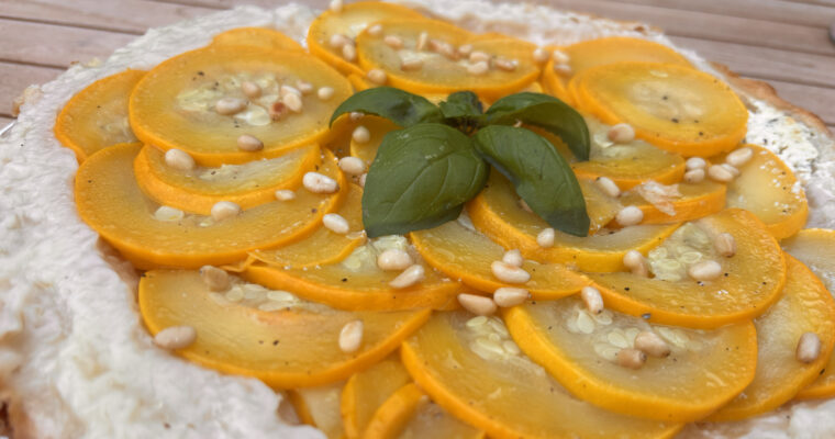 Tatin de courgettes au Boursin