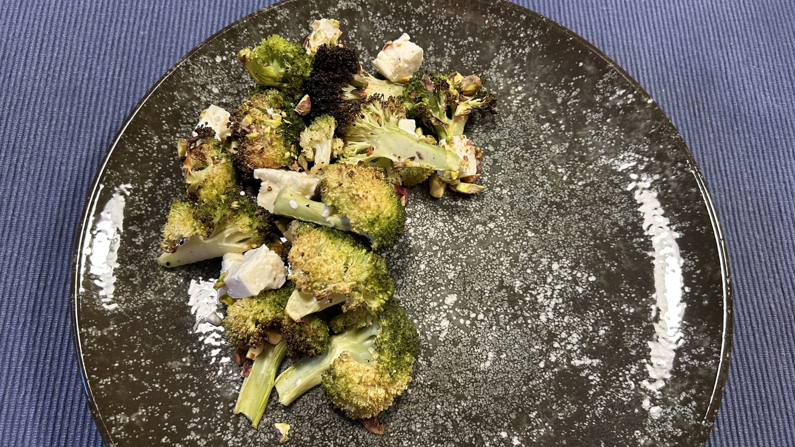 Brocoli rôti et fêta